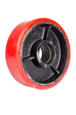 Колесо полиуретановое 160х50 мм без подшипника для тележек гидравлических JC/DF-III/DB/BFC 1000295 купить в Сургуте