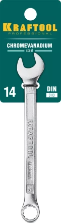 Ключи комбинированные KRAFTOOL, Cr-V, DIN 3113 27079-14 купить в Сургуте