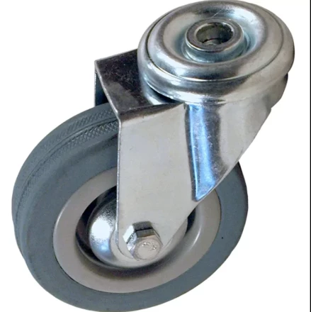 Аппаратное поворотное колесо под болт HITCH 50*18 резина серая SChg25 (SZ084849) купить в Сургуте