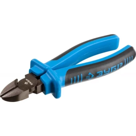 Бокорезы ЗУБР эксцентриковое расположение шарнира, особостойкое спец. покрытие Н12Х1 (никель/хром), двухкомпонентные рукоятки, 160мм 2201-5-16_z01 купить в Сургуте