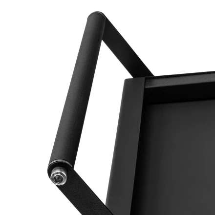 Мангал сварной на колесах, 662 х 390 х 152/805 мм, сталь 2 мм, кочерга в комплекте, Camping Palisad 69669 купить в Сургуте