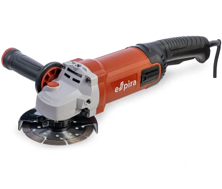 УШМ ESPIRA AGI-125-17 (125 мм 220-240В,50/60 Гц, мощность 1700 Вт, 8500 об/мин, 3.8 кг), 400753 купить в Сургуте