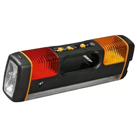 Фонарь СВЕТОЗАР автомобильный, 4-в-1: аварийный сигнал, поворот, фонарь, люминесцентная лампа SV-56915 купить в Сургуте