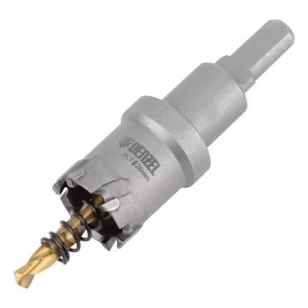 Коронка по металлу твердосплавная, 26 мм Denzel 724006 купить в Сургуте