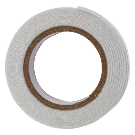 Лента клейкая на вспененной основе, двусторонняя, белая, 19 мм х 1.5 м Matrix 89079 купить в Сургуте