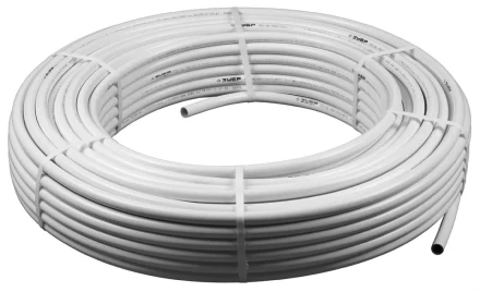 Труба металлопластиковая ЗУБР, 20мм, толщ. стенки 2мм, мет. слоя 0,2мм, макс. давл/10атм при т-ре 95 град, 100 м 51455-20-100 купить в Сургуте