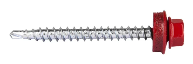 Саморезы ЗУБР "ПРОФЕССИОНАЛ" окраш., RAL 3003 рубин.-красн., для крепл. кров. матер. к дерев. обреш., 4.8x50мм, 250шт 4-300315-48-050-3003 купить в Сургуте