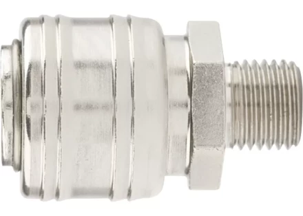 Муфта универсальная быстросъемная &quot;мама&quot; внешняя резьба 3/8&quot; 2 шт Stels 57057 купить в Сургуте