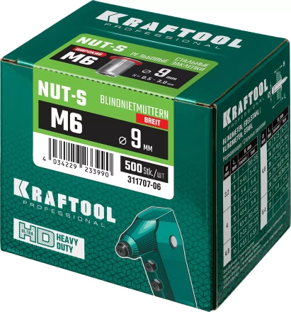 Заклепки резьбовые KRAFTOOL 311707-06 купить в Сургуте