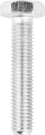 Болт ЗУБР &quot;МАСТЕР&quot; с шестигранной головкой, ГОСТ 7798-70, класс прочности 5.8, оцинкованный, M10x50мм, 5кг 303080-10-050 купить в Сургуте