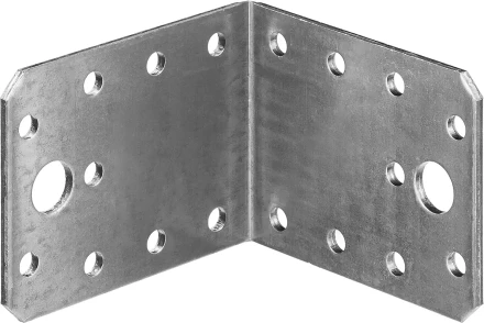 ЗУБР УК-2.5, 55 x 70 x 70 x 2.5 мм, цинк, крепежный уголок (31012-70) купить в Сургуте