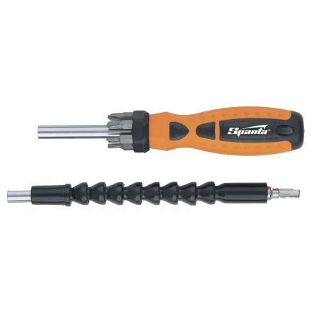 Отвертка телескопическая набор бит 6 шт. магнитный стержень,гибкий привод 1 шт. SPARTA 115575 купить в Сургуте