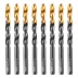 Сверло по металлу, 9 мм, HSS-Tin, Golden Tip, 8 шт. Denzel 717221 купить в Сургуте