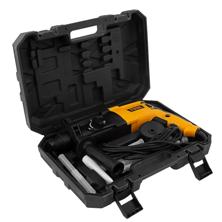 Перфоратор электрический RHH-800-26  SDS-plus 800 Вт 3 Дж  3 плюс 1 режим Denzel 26607 купить в Сургуте