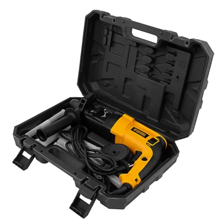 Перфоратор электрический RHH-800-26  SDS-plus 800 Вт 3 Дж  3 плюс 1 режим Denzel 26607 купить в Сургуте