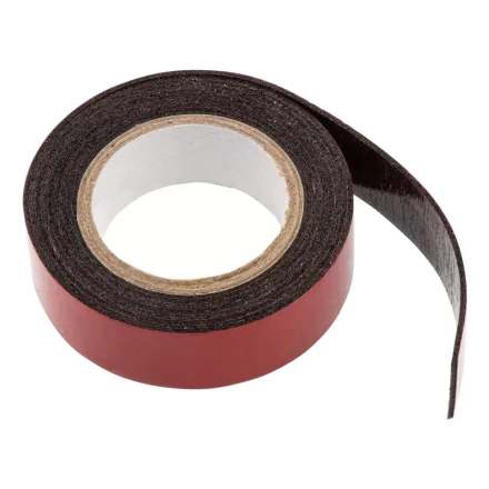 Лента клейкая на вспененной основе, двусторонняя, черная, 19 мм х 1.5 м Matrix 89085 купить в Сургуте