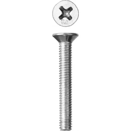 Винт ЗУБР DIN 965, класс прочности 8.8, оцинкованный, M3x30 мм, ТФ6, 20 шт. 4-303116-03-030 купить в Сургуте