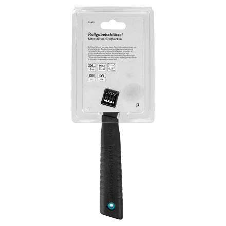 Ключ разводной, 200 мм Gross 15573, CrV, ультратонкие губки купить в Сургуте