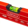 Уровень коробчатый усиленный MIRAX, фрезерованная поверхность, утолщенный профиль, 3 противоударных ампулы (1 поворотная на 360 град), с ручками, 60 см 34603-060 купить в Сургуте