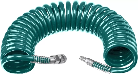 Воздушный спиральный шланг KRAFTOOL с фитингами рапид 8х12 мм 06590-10 купить в Сургуте