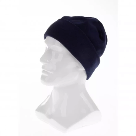 Шапка с отворотом из флиса для взрослых размер 56-57 синяя Россия Сибртех 68823 купить в Сургуте