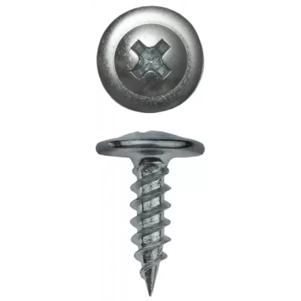 Саморезы ЗУБР с прессшайбой по листовому металлу до 0,9мм, PH2, 4,2х32мм, ТФ6, 14шт 4-300196-42-032 купить в Сургуте