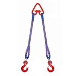 Строп текстильный двухветвевой 2СТ 10 т L=8 м SF6 200 мм Звено РТ-3