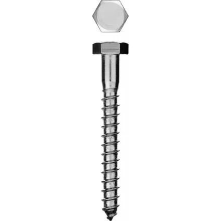 Шурупы ЗУБР &quot;МАСТЕР&quot; с шестигранной головкой, оцинкованные, 12x100, 200шт 300450-12-100-200 купить в Сургуте