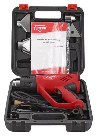 Фен строительный ELITECH ТВ 2000 ЖК купить в Сургуте
