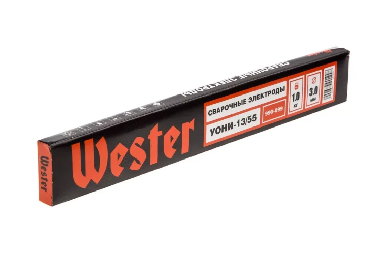 Электроды для сварки WESTER УОНИ-13/55, 3.0 мм, 1 кг купить в Сургуте