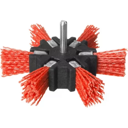 ЗУБР &quot;ПРОФЕССИОНАЛ&quot;. Щетка дисковая &quot;звезда&quot; для дрели, нейлоновая проволока с абразивным покрытием, 100мм 35163-100_z02 купить в Сургуте