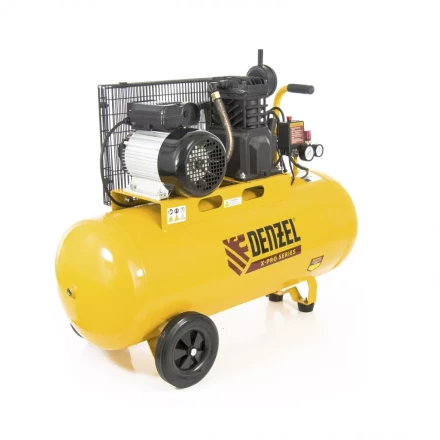 Компрессор масляный поршневой ременной  DENZEL PC 2/100-400 Х-PRO 58074 купить в Сургуте