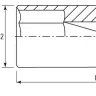 Головка торцевая глубокая 1/2"DR 11 мм S04HD4111 Jonnesway 47234 купить в Сургуте