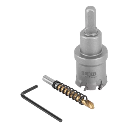 Коронка по металлу твердосплавная, 30 мм Denzel 724009 купить в Сургуте