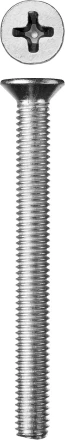 Винт ЗУБР &quot;МАСТЕР&quot; DIN 965, класс прочности 4.8, оцинкованный, M6x60мм, 5кг 303110-06-060 купить в Сургуте