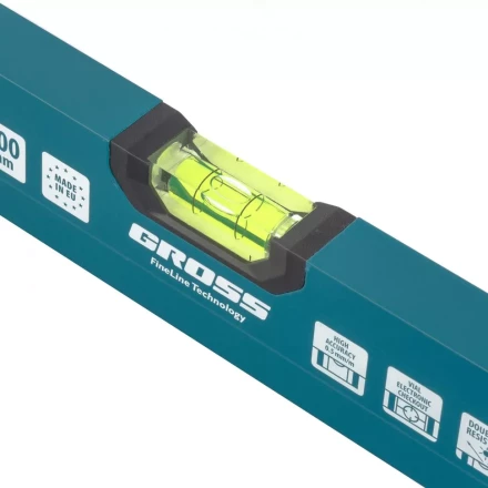 Уровень алюминиевый 800 мм 2 глазка Handwerker Gross 33902 купить в Сургуте