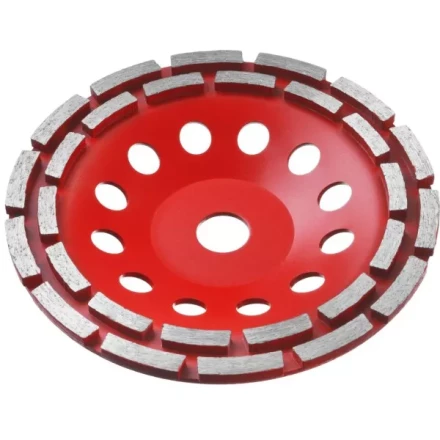 Чашка алмазная шлифовальная по бетону ЗУБР &quot;МАСТЕР&quot; сегментная двухрядная, 180мм 33376-180 купить в Сургуте