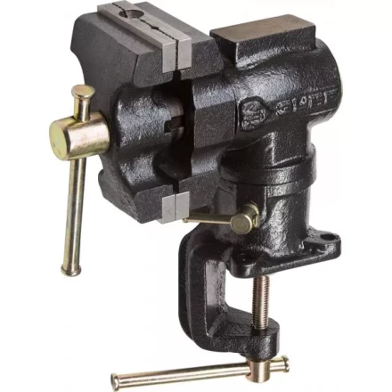 Тиски ЗУБР &quot;МАСТЕР&quot; настольные поворотные в 2-х плоскостях, с 2 зажимами, 63/37мм 32480 купить в Сургуте