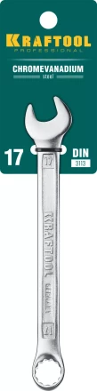 Ключи комбинированные KRAFTOOL, Cr-V, DIN 3113 27079-17 купить в Сургуте