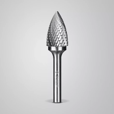 Зубр Твердосплавная борфреза G - парабола с острым углом, 16 х 25 мм (28806-16-25) купить в Сургуте