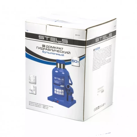 Домкрат гидравлический бутылочный 50 т h подъема 280-450 мм Stels 51171 купить в Сургуте