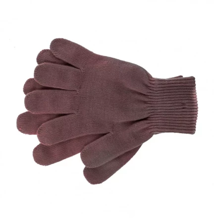 Перчатки трикотажные акрил коралл двойная манжета Россия Сибртех 68678 купить в Сургуте