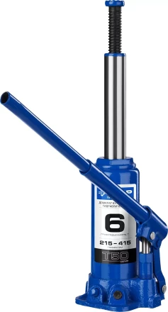 Домкрат гидравлический бутылочный T50, 6т, 215-415мм, ЗУБР Профессионал 43060-6 43060-6_z01 купить в Сургуте