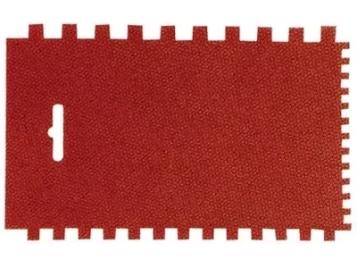 Шпатель пластмассовый малярный 170х115 мм зубчатый MATRIX 86006 купить в Сургуте