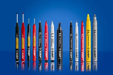 ЗУБР Колибри-30 красный, наконечник L 30 мм,  2.8 мм, перманентный маркер для отверстий (06338-3) купить в Сургуте