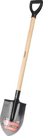 ЗУБР Мастер, 285 х 205 х 1200 мм, полотно 1.6 мм, закалено, дерев. черенок высш. сорт с рукояткой, тип ЛКО, штыковая лопата (39572) купить в Сургуте