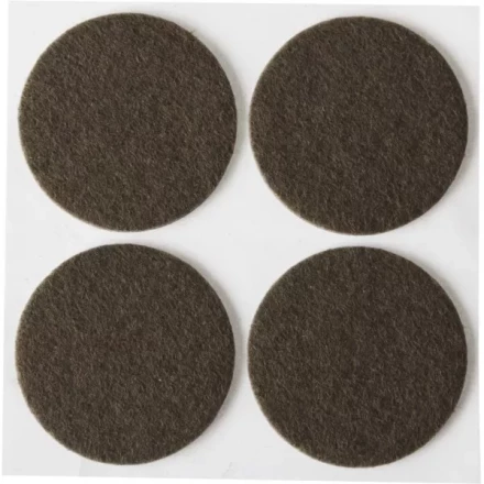 Накладки STAYER &quot;COMFORT&quot; на мебельные ножки, самоклеящиеся, фетровые, коричневые, круглые - диаметр 35 мм, 4 шт 40910-35 купить в Сургуте
