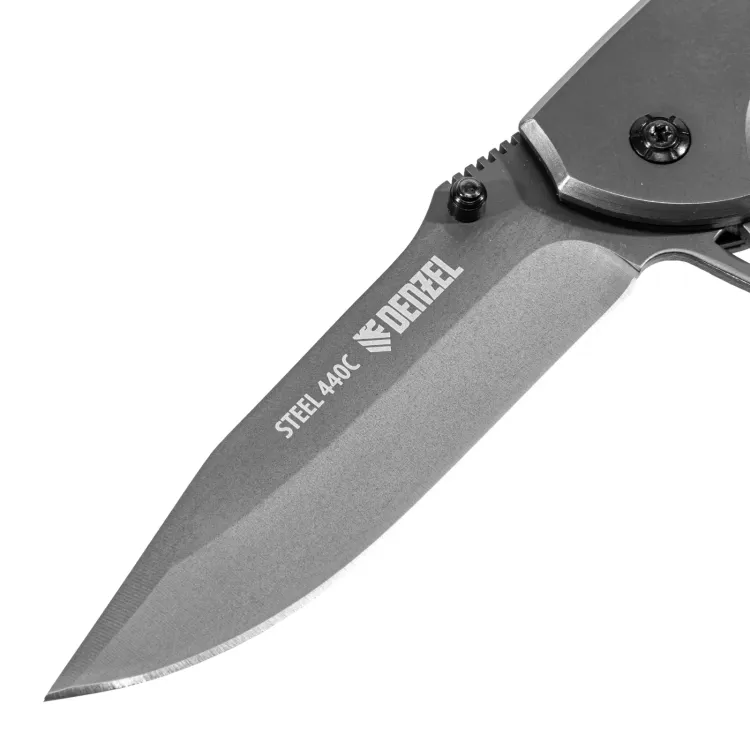 Нож складной Denzel, многоцелевой, системы Liner-Lock, с накладкой G10 на классической рукоятке, 79207 купить в Сургуте