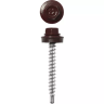 Саморезы ЗУБР "ПРОФЕССИОНАЛ" окраш., RAL 3005 темно-красн., для крепл. кров. матер. к дерев. обреш., 4.8x29мм, 400шт 4-300315-48-029-3005 купить в Сургуте