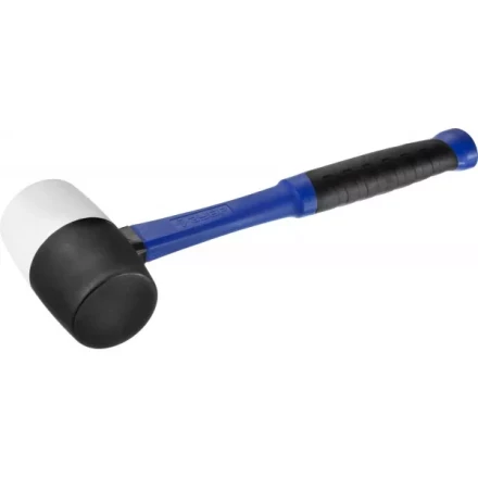 Киянка ЗУБР &quot;ПРОФЕССИОНАЛ&quot; резиновая черно-белая, с фиберглассовой ручкой, 680г 20532-680 купить в Сургуте